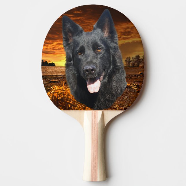Pala De Ping Pong Schäferhund (Anverso)