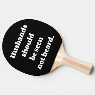 Pala De Ping Pong Se Debe Ver A Los Maridos No Escuchar Chiste