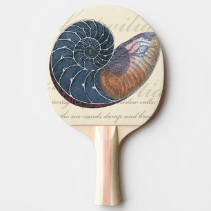 Pala De Ping Pong Seashell romántico