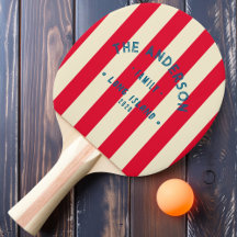 Seaside Cherry Picing Pink Striping & Family Name