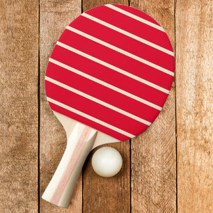 Pala De Ping Pong Selección de color rosa de cereza rayada