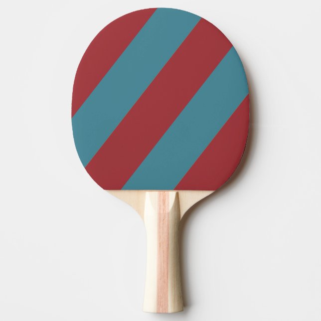 Pala De Ping Pong Semilla de mostaza retro negrita rayas (Anverso)