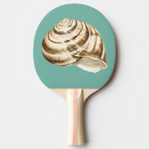 Pala De Ping Pong Sepia Shell rayado en trullo