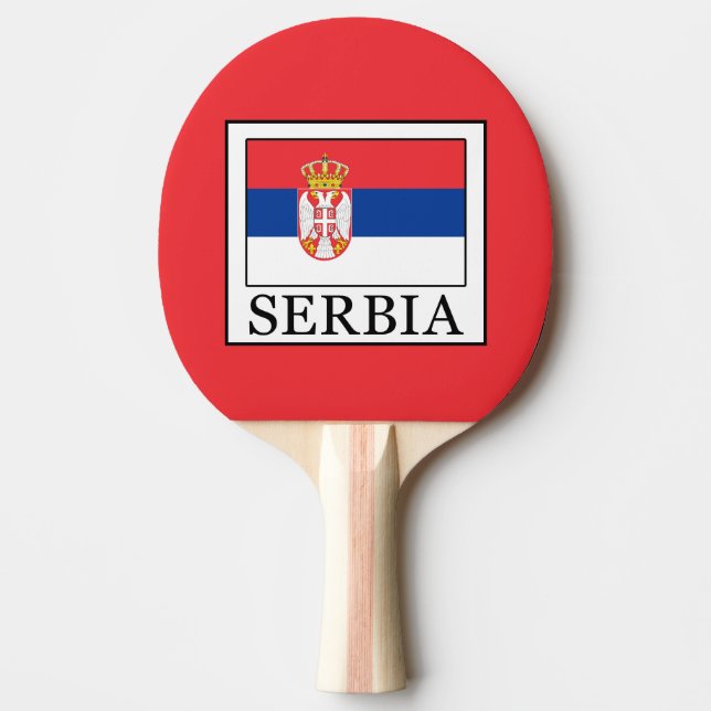 Pala De Ping Pong Serbia (Anverso)