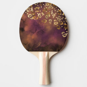 Pala De Ping Pong Serie de diseño de pintura de leopardo 7