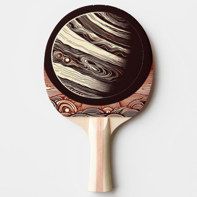 Pala De Ping Pong SF Jupiter Woodcut 2 (Anverso)