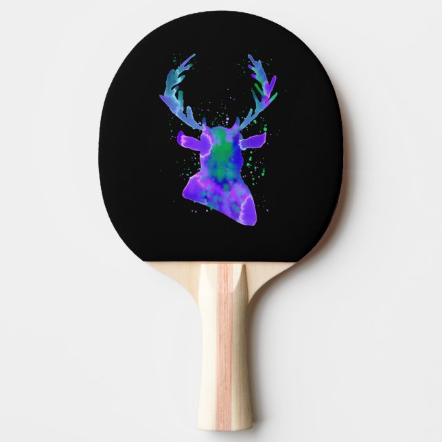 Pala De Ping Pong Silhouette Purple Deer (Anverso)