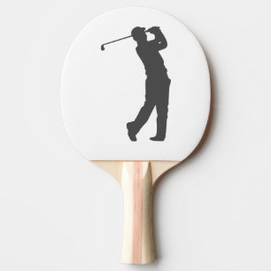 Pala De Ping Pong Silueta de jugador de golf
