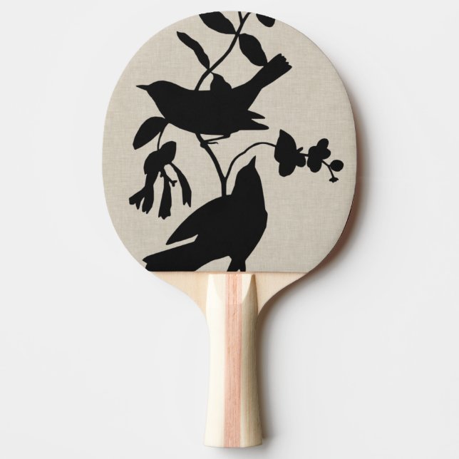 Pala De Ping Pong Silueta IV de Audubon (Anverso)