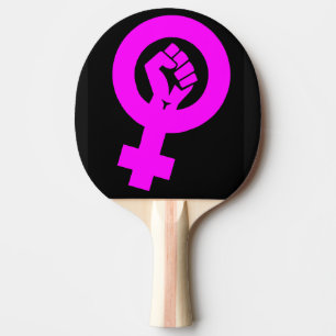 PALA DE PING PONG SIMBÓLICO FEMINISTA PING PONG PADDLES