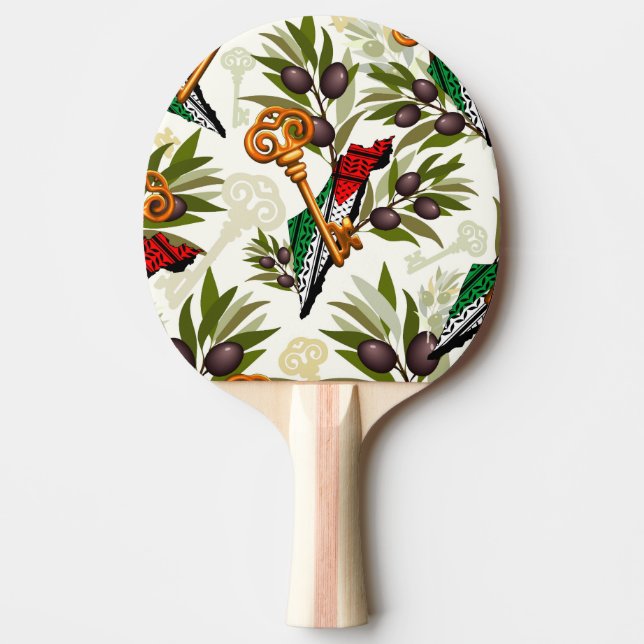 Pala De Ping Pong Símbolo clave palestino del derecho de retorno (Anverso)