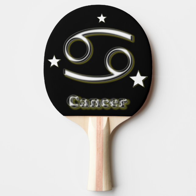 Pala De Ping Pong Símbolo de cáncer (Anverso)