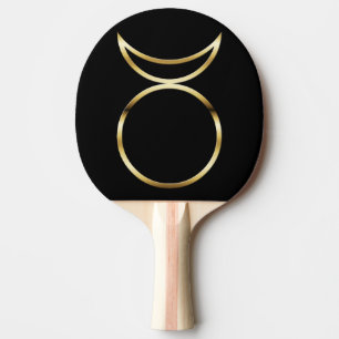 Pala De Ping Pong Símbolo de Dios del cuerno de Pagan caído