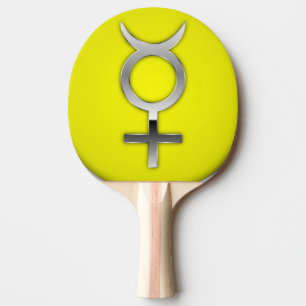 Pala De Ping Pong Símbolo de Mercury