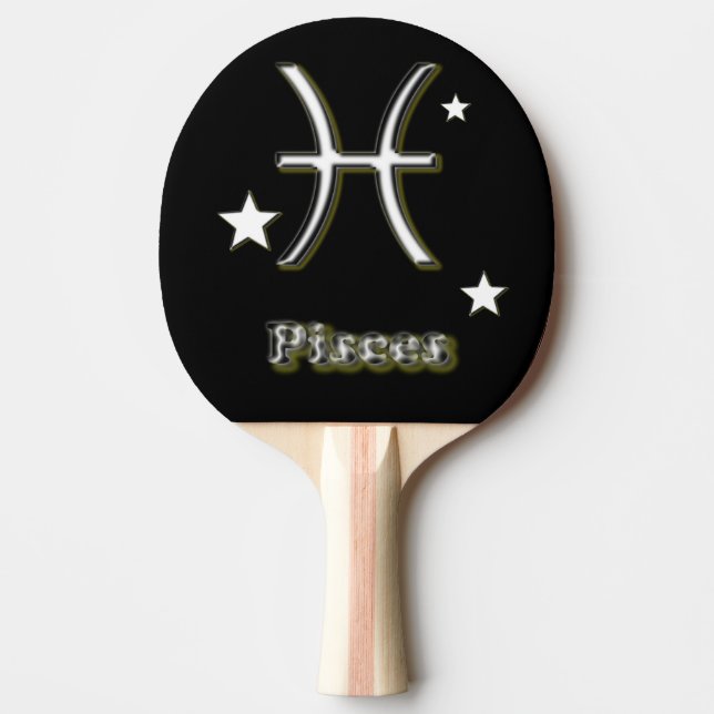 Pala De Ping Pong Símbolo de Piscis (Anverso)