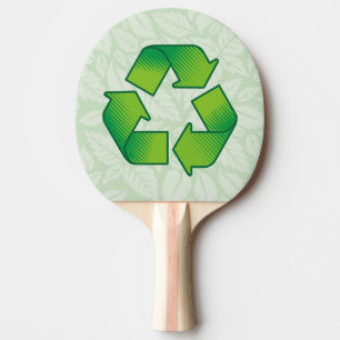 Pala De Ping Pong Símbolo de reciclaje