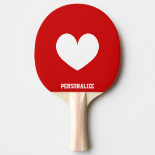 Pala De Ping Pong Símbolo del corazón ping pong paddle para ping pon