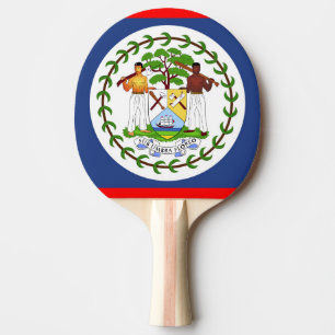 Pala De Ping Pong Símbolo del país de la bandera de Belice