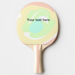 Pala De Ping Pong Simple minimal verde acuarela brillo añadir texto 