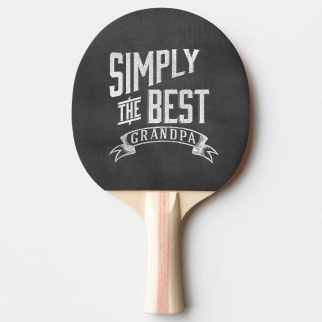 Pala De Ping Pong Simplemente el mejor abuelo (Anverso)