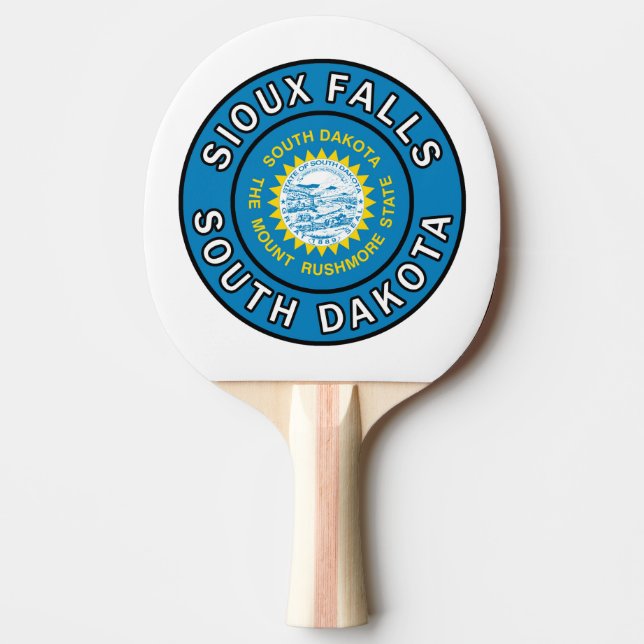 Pala De Ping Pong Sioux Falls Dakota del Sur (Anverso)