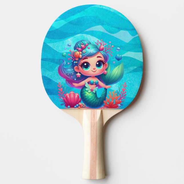 Pala De Ping Pong Sirena submarina (Anverso)