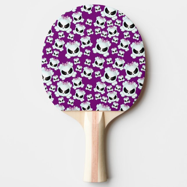 Pala De Ping Pong Skullz femenino (Anverso)