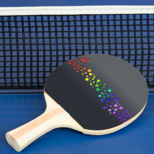 Pala De Ping Pong SlipperyJoe ama burbujas rojo naranja amarillo ver