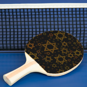 Pala De Ping Pong SlipperyJoe's Hanukkah Star David artístico 