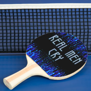 Pala De Ping Pong SlipperyJoe's los hombres de verdad lloran lágrima