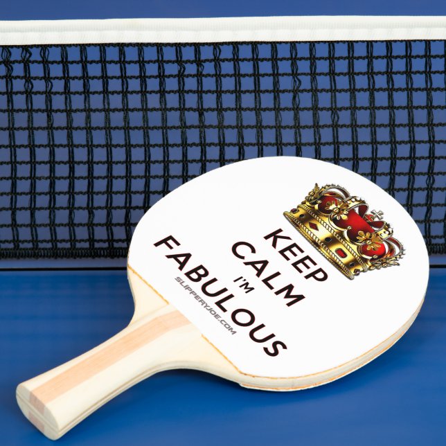 Pala De Ping Pong SlipperyJoe's mantiene la calma fabulosa y especta (in situ)