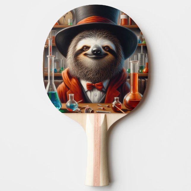 Pala De Ping Pong Sloth Mad Scientist (Anverso)