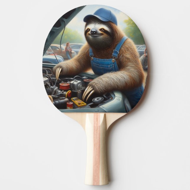Pala De Ping Pong Sloth Mechanic (Anverso)