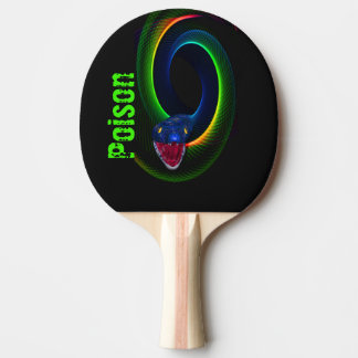 Pala De Ping Pong Snack abstracto colorido