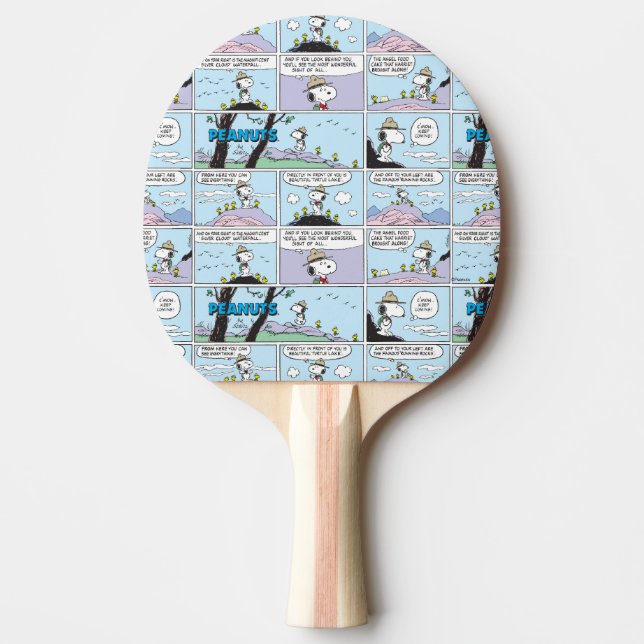 Pala De Ping Pong Snoopy & Friends | Ir de excursión (Anverso)