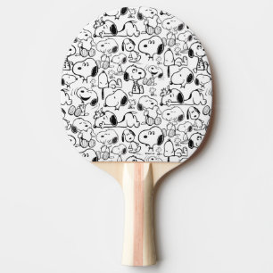 Pala De Ping Pong Snoopy Smile Giggle Lauggle Pattern