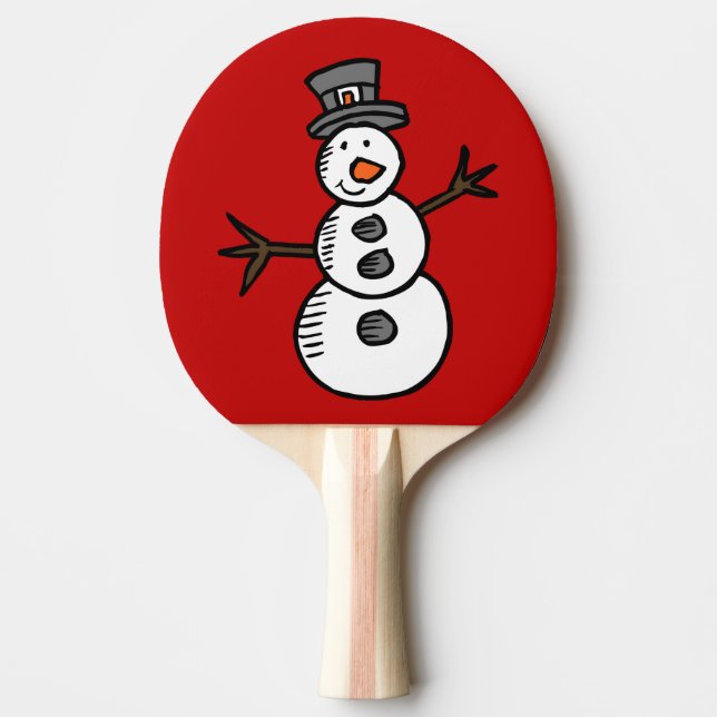 Pala De Ping Pong Snowman (Anverso)