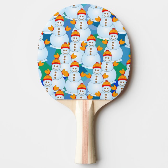 Pala De Ping Pong Snowmen (Anverso)
