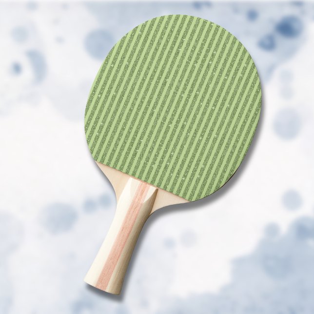 Pala De Ping Pong Soft Pistachio Glitter Style Minimal Pattern (Subido por el creador)