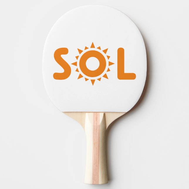 Pala De Ping Pong Sol (Anverso)