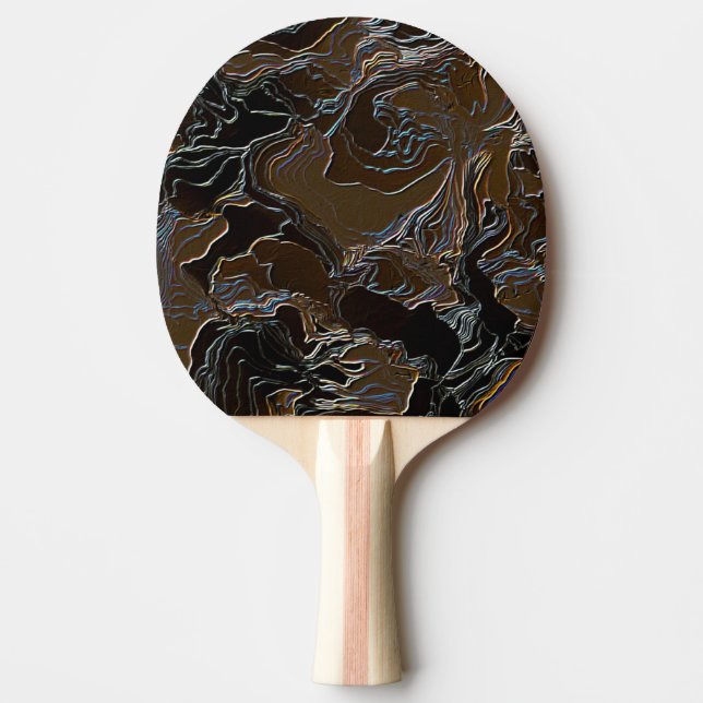 Pala De Ping Pong Soldado Funky Marrón (Anverso)