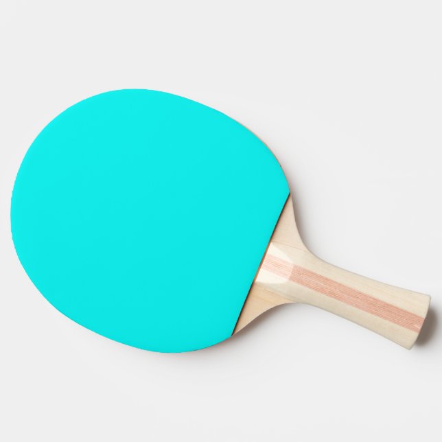 Pala De Ping Pong Solid neon bright aqua (Lateral)