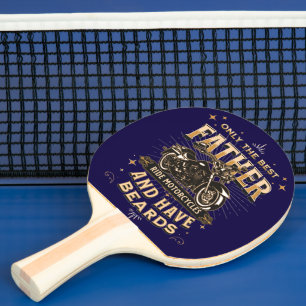 Pala De Ping Pong Sólo Los Mejores Motocicletas De Moto De Padre, Ti