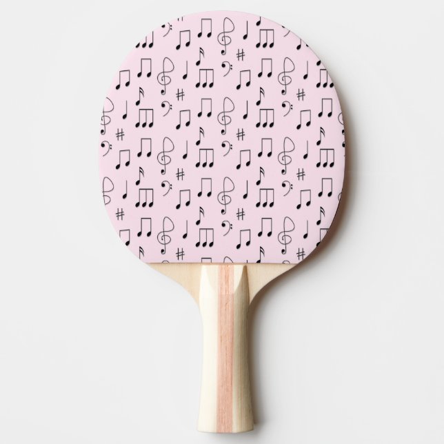 Pala De Ping Pong Solo Notado Rosa (Anverso)