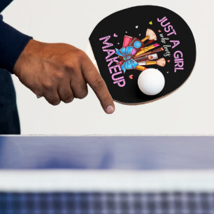 Pala De Ping Pong Solo Una Chica Que Ama El Maquillaje