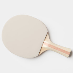 Pala De Ping Pong Sombra natural de marfil beige sólido