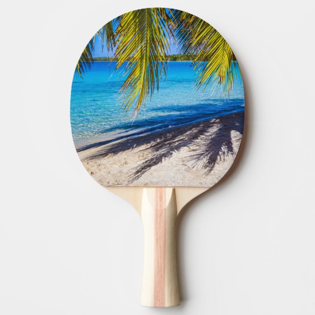 Pala De Ping Pong Sombras en la playa (Anverso)