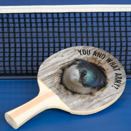 Pala De Ping Pong Songbird en Nestbox para tragar el árbol mágico