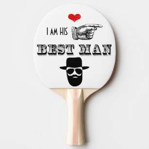 Pala De Ping Pong Soy su Gorra de barba al mejor hombre hipster Must