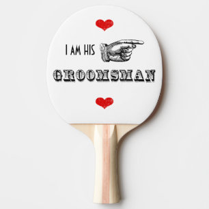 Pala De Ping Pong Soy su señor Groomsman